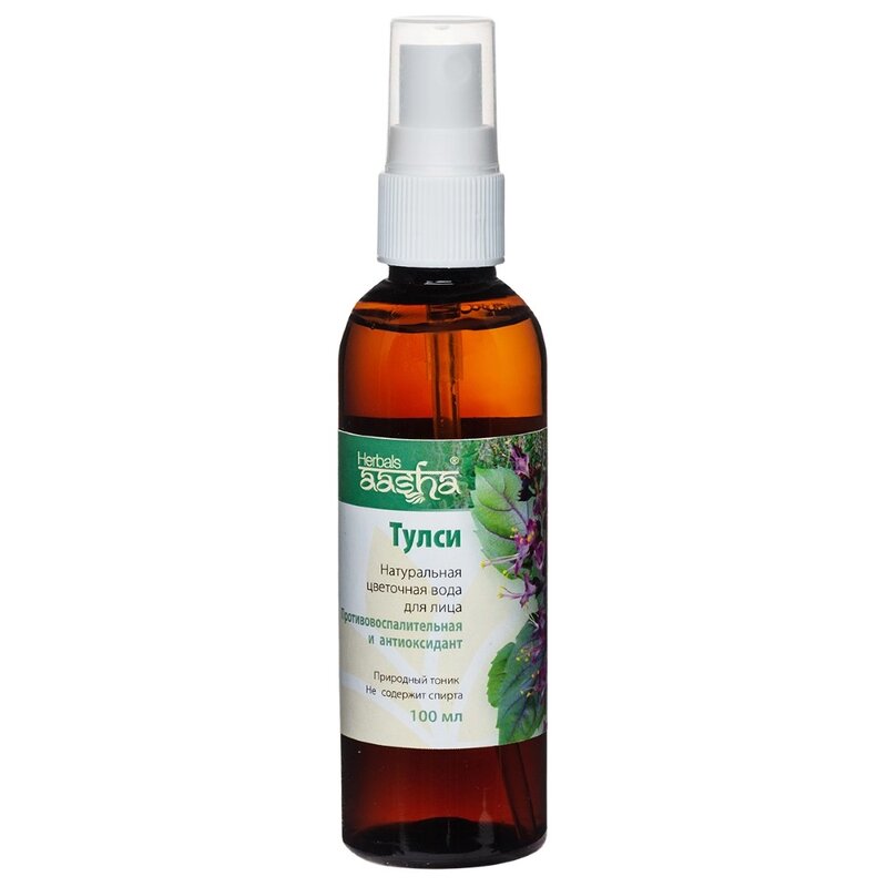 Вода для лица цветочная Aasha Herbals Тулси 100 мл