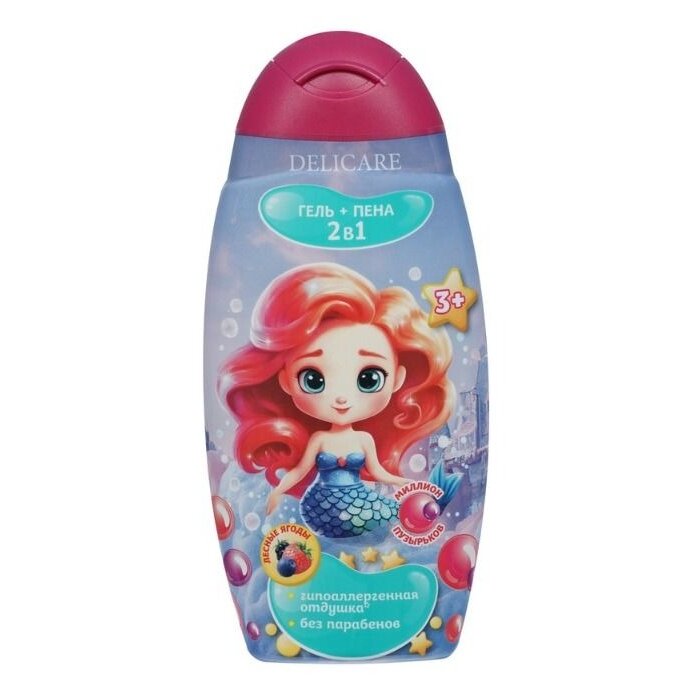 Гель-пена детская Delicare Лесные ягоды 300 мл