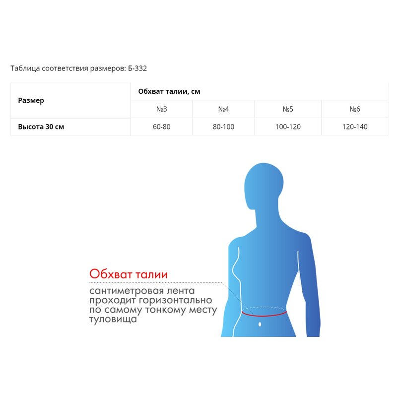 Бандаж послеоперационный Крейт Б-332 р.6