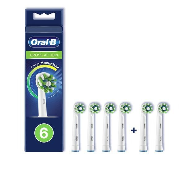 Насадка сменная для электрических зубных щеток CrossAction CleanMaximiser Oral-B/Орал-би 6шт