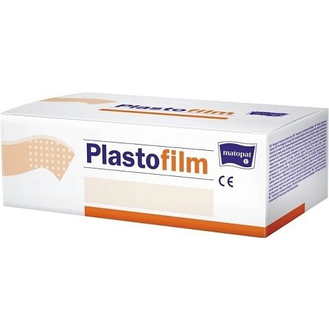 Пластырь Matopat plastofilm фиксирующий микропористый прозрачный 5 x 9,14 см 6 шт.