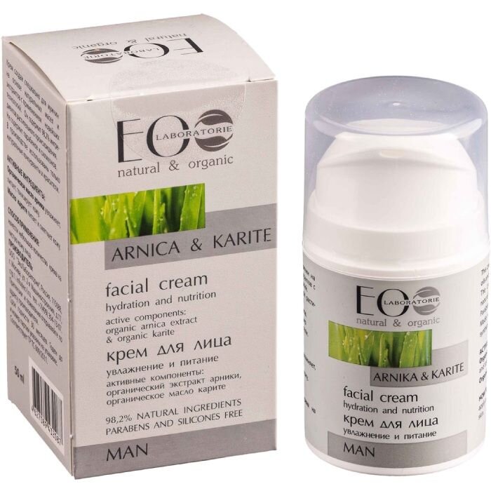 Крем для лица EcoLab Мужской Увлажнение и питание 50 мл