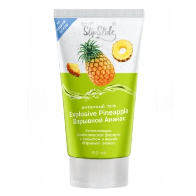 Интимный гель-смазка СлипСлайд (SlipSlide) Взрывной ананас увлажняющая романтическая формула 150 мл