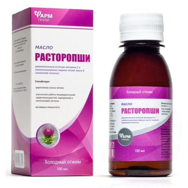 Масло Расторопши 100 мл
