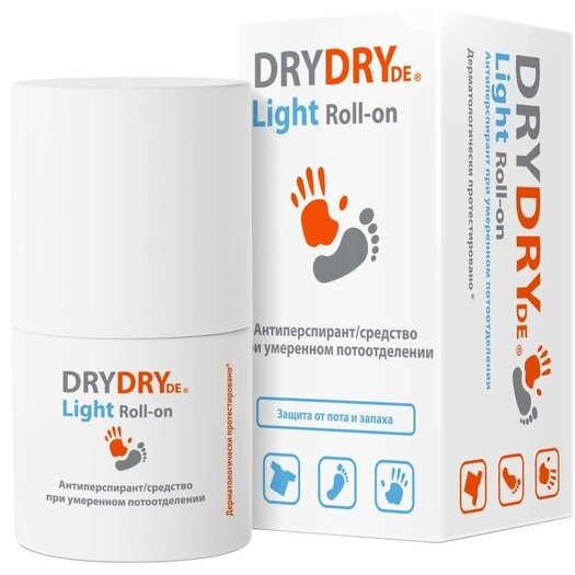 Антиперспирант Dry Dry De Light ролик 50 мл