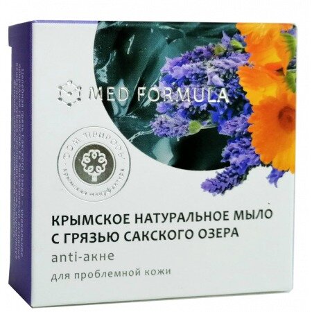 Мыло Крымское Anti-акне грязь Сакского озера 50 г