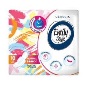 Прокладки гигиенические Emily Style Classic ультратонкие 10 шт.