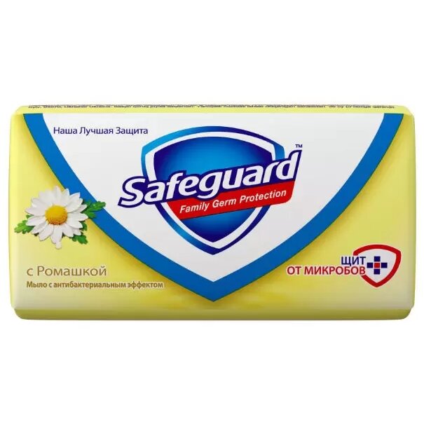 Мыло Safeguard антибактериальное с ромашкой 90 г 1 шт.