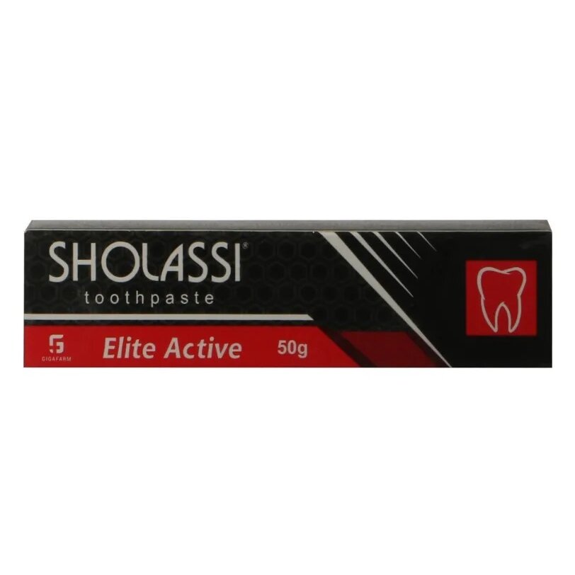 Зубная паста Sholassi Thoothpaste Elite Active от кровоточивости десен 50 г