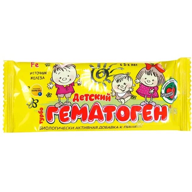 Турбогематоген детский школьник 30 г
