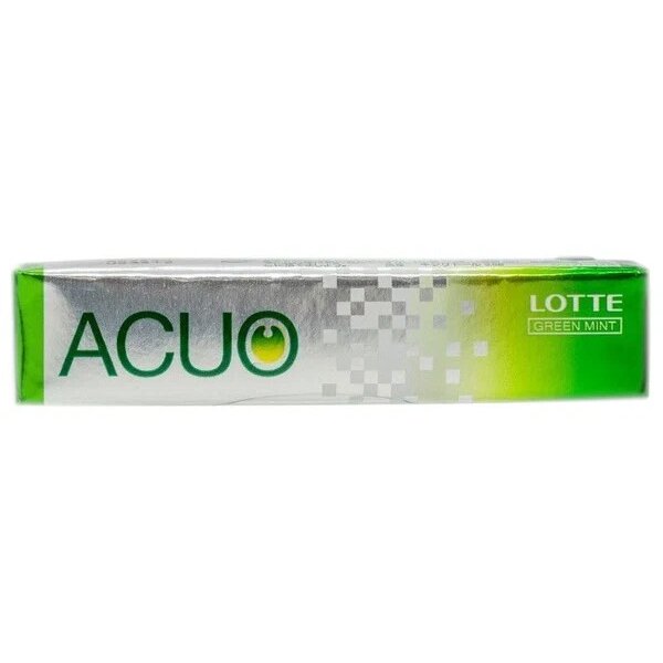 Жевательная резинка Lotte Acuo Зеленая мята 21 г