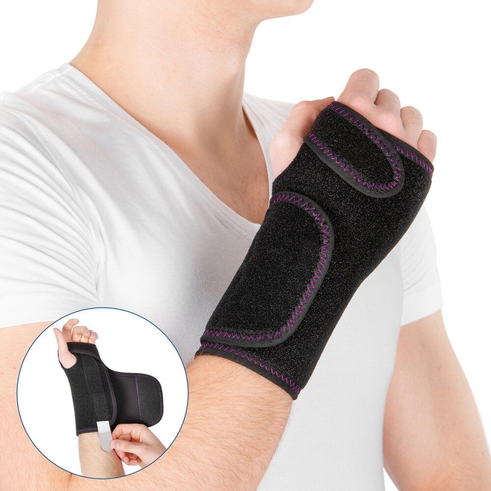 Бандаж на лучезапястный сустав Ttoman WS-LTU Т1 правый черный