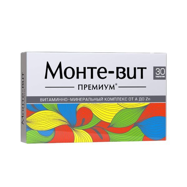 Монте-вит Премиум таблетки 1455 мг 30 шт.