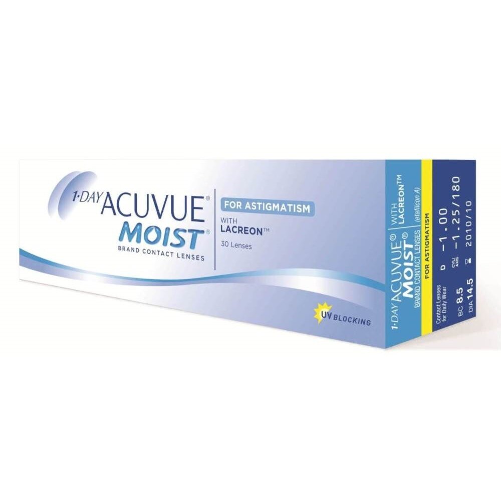Контактные линзы 1-Day Acuvue Moist -5.25/8.5/14.2 30 шт.