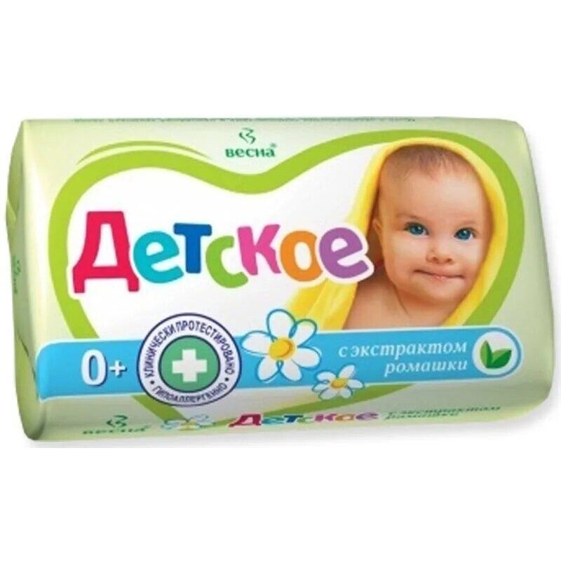 Мыло Весна Детское (с ромашкой) 90 г