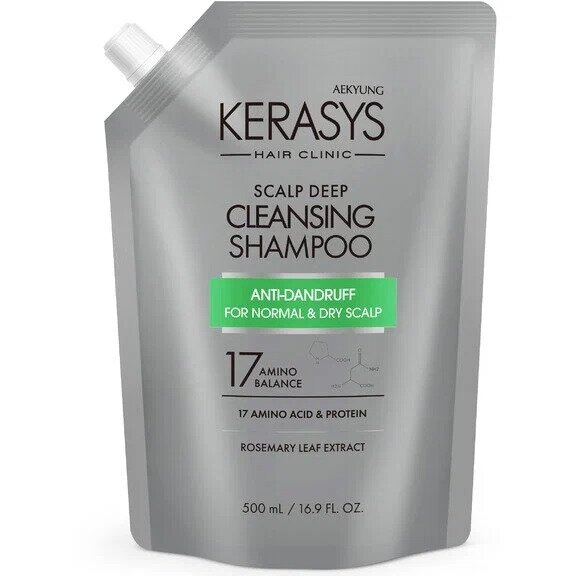 Шампунь для волос Kerasys лечение кожи головы освежающий 500 мл