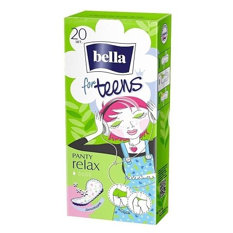 Прокладки ежедневные Bella For Teens Relax Deo 20 шт.