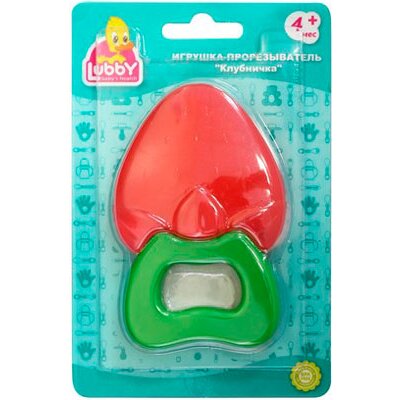 Игрушка-прорезыватель Lubby Клубничка