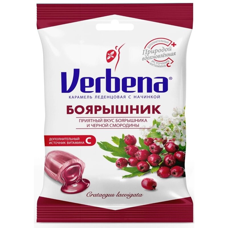 Леденцы Вербена Боярышник 60 г