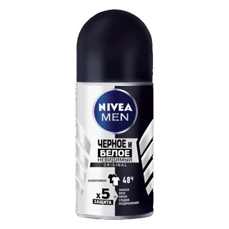 Дезодорант-ролик мужской Nivea for men Original невидимая защита 40 мл