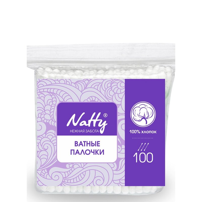 Ватные палочки Нэтти 100 шт.