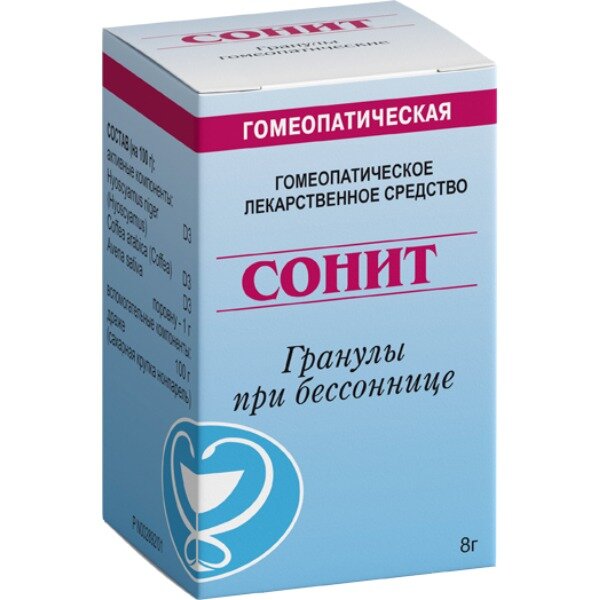 Сонит гранулы гомеопатические 8 г