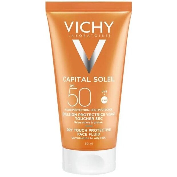 Эмульсия для лица Виши (Vichy) Capital Soleil SPF 50 матирующая 50 мл