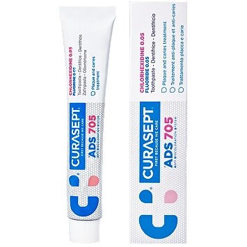 Зубная паста Курасепт (Curasept) гелеобразная с хлоргексидином 0,05% 75 мл
