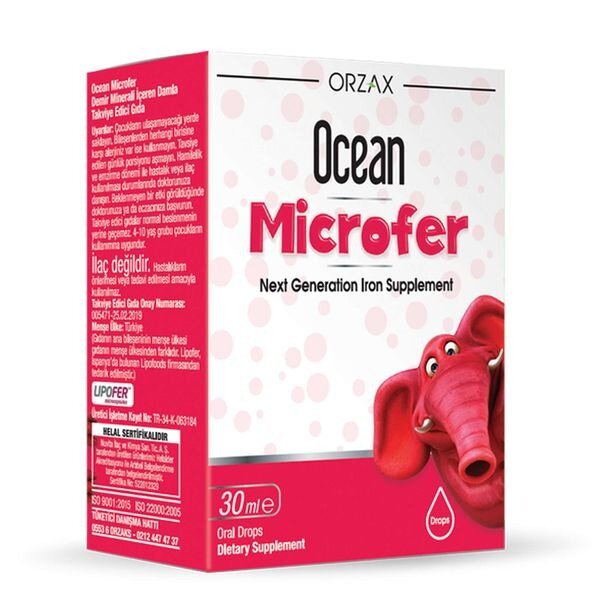 Железо Микрофер Orzax Ocean капли для приема внутрь 30 мл