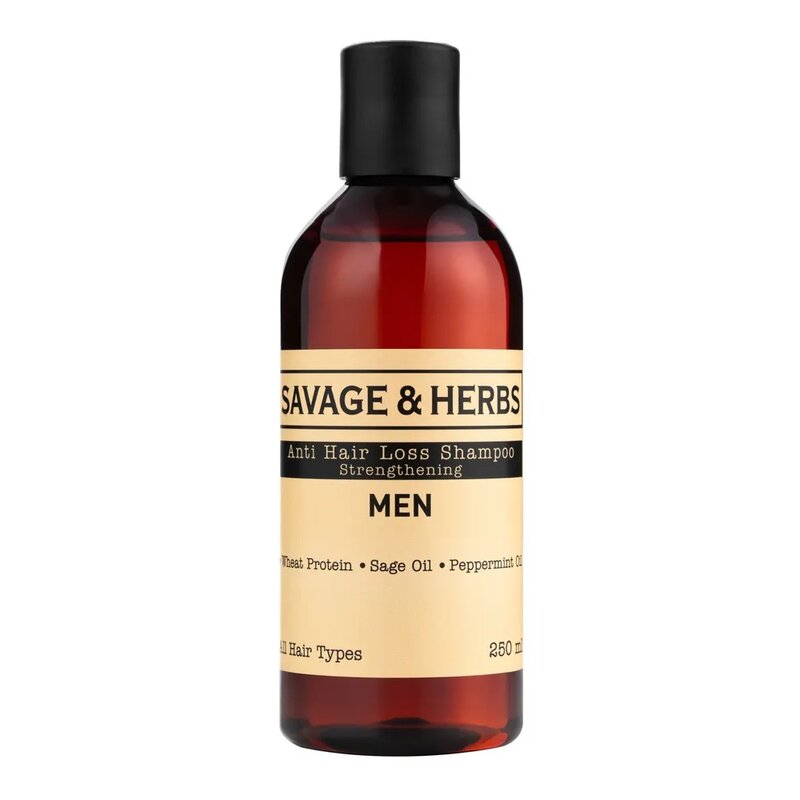 Шампунь для волос мужской Savage&Herbs против выпадения 250 мл