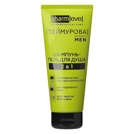 Гель для душа+шампунь 2в1 Теймурова Man 220 мл