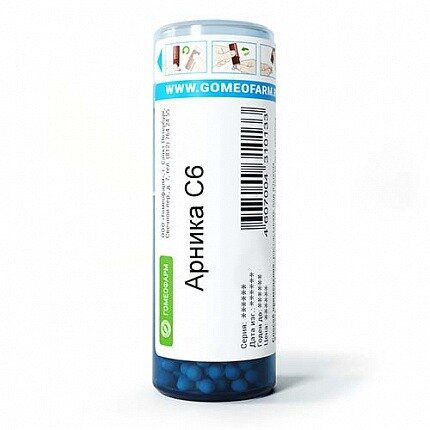 Арника гранулы гомеопатические C6 10 г