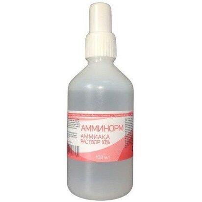Амминонорм Аммиак раствор 10% средство дезинфицирующее 40 мл
