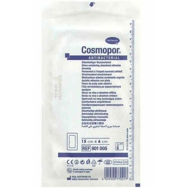 Повязка Hartmann Cosmopor Antibacterial самоклеящаяся 15 см х 6 см 1 шт.