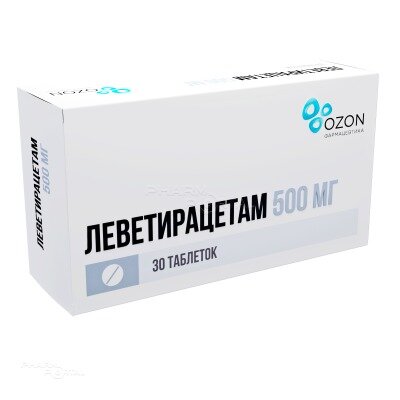 Леветирацетам таблетки 500 мг 30 шт.