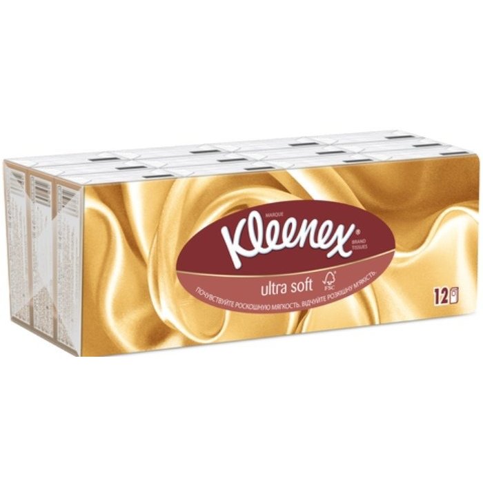 Платки носовые Kleenex Ultra Soft 10 шт.х12