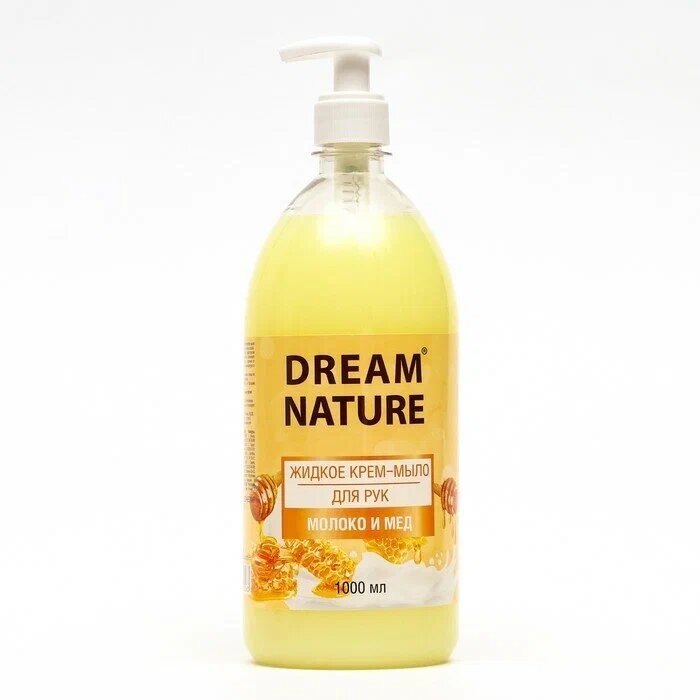 Мыло жидкое Dream Nature Молоко и мед 1 л