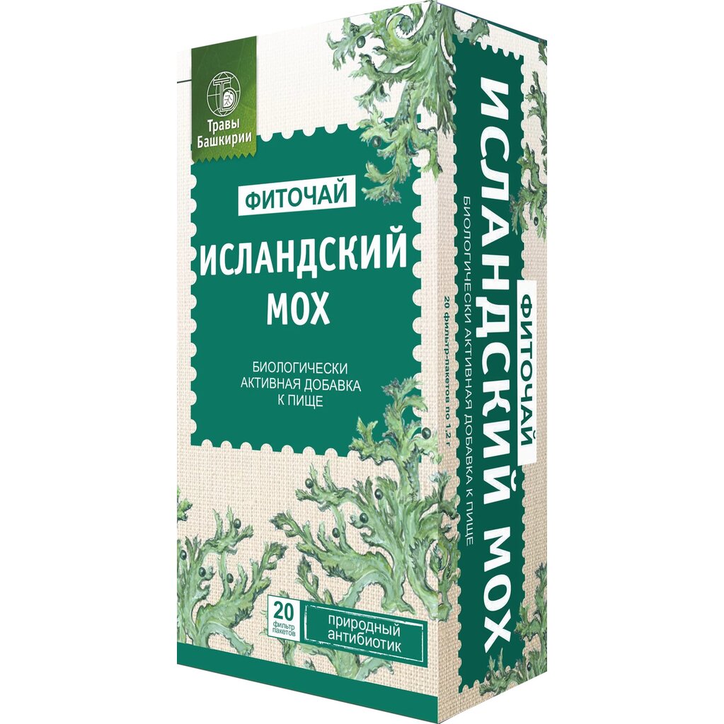 Чайный напиток Исландский мох фильтр-пакеты 1,2 г 20 шт.