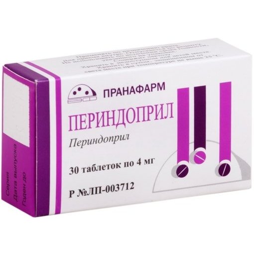 Периндоприл-Прана таблетки 4 мг 30 шт.