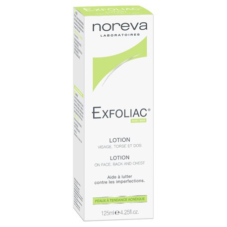 Лосьон для кожи Noreva Exfoliac с высоким содержанием АНА 125 мл