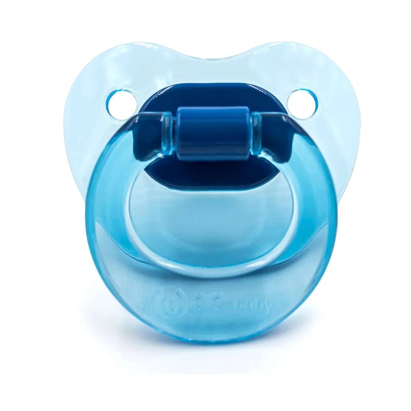Соска-пустышка WeeBaby силиконовая ортодонтическая CANDY голубая 0-6 мес арт. 111