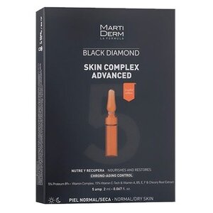 Сыворотка-уход для лица комплекс Black Diamond Skin Advanced Martiderm/Мартидерм амп. 2мл 5шт