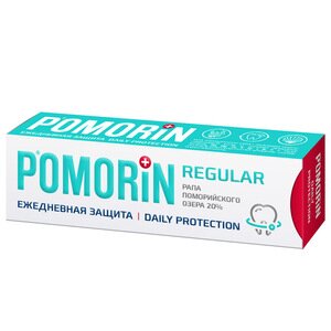 Паста зубная Ежедневная защита Regular Pomorin 100мл