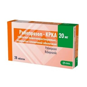 Рабепразол-КРКА таблетки 20 мг 28 шт.