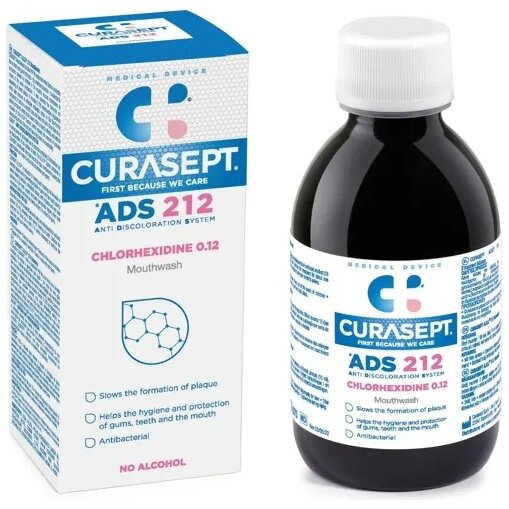 Жидкость для полоскания Курасепт (Curasept) хлоргексидин 0,12% 200 мл
