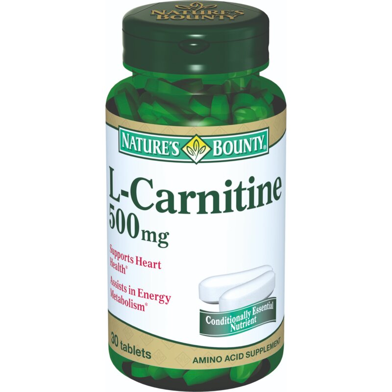 Natures Bounty L- карнитин таблетки 500 мг 30 шт.