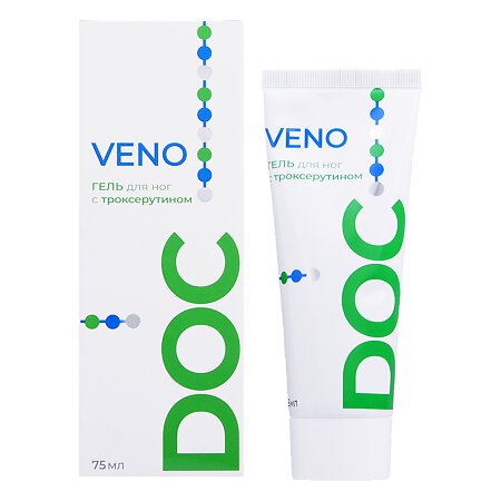 Гель-крем для ног Veno doc 2% с троксерутином 75 мл