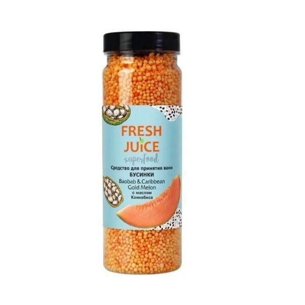 Средство для ванн Fresh Juice Superfood с маслом каннабиса бусинки 450 г