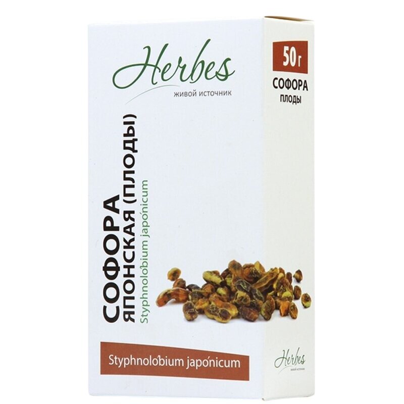 Софора японская плоды Herbes 50 г