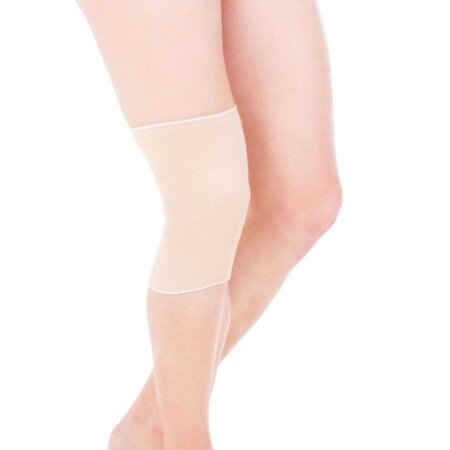 Бандаж для коленного сустава Тривес фиксирующий термоэластичный 35% шерсти размер m обхват колена 36-39см d0203